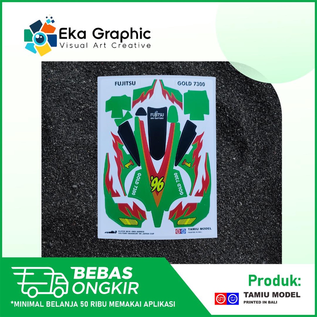 Decal Sticker Victory Magnum Japan Cup 1996