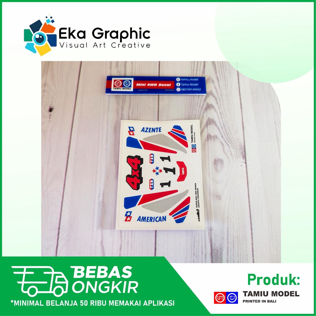 Decal Sticker Azente by Tamiu Model