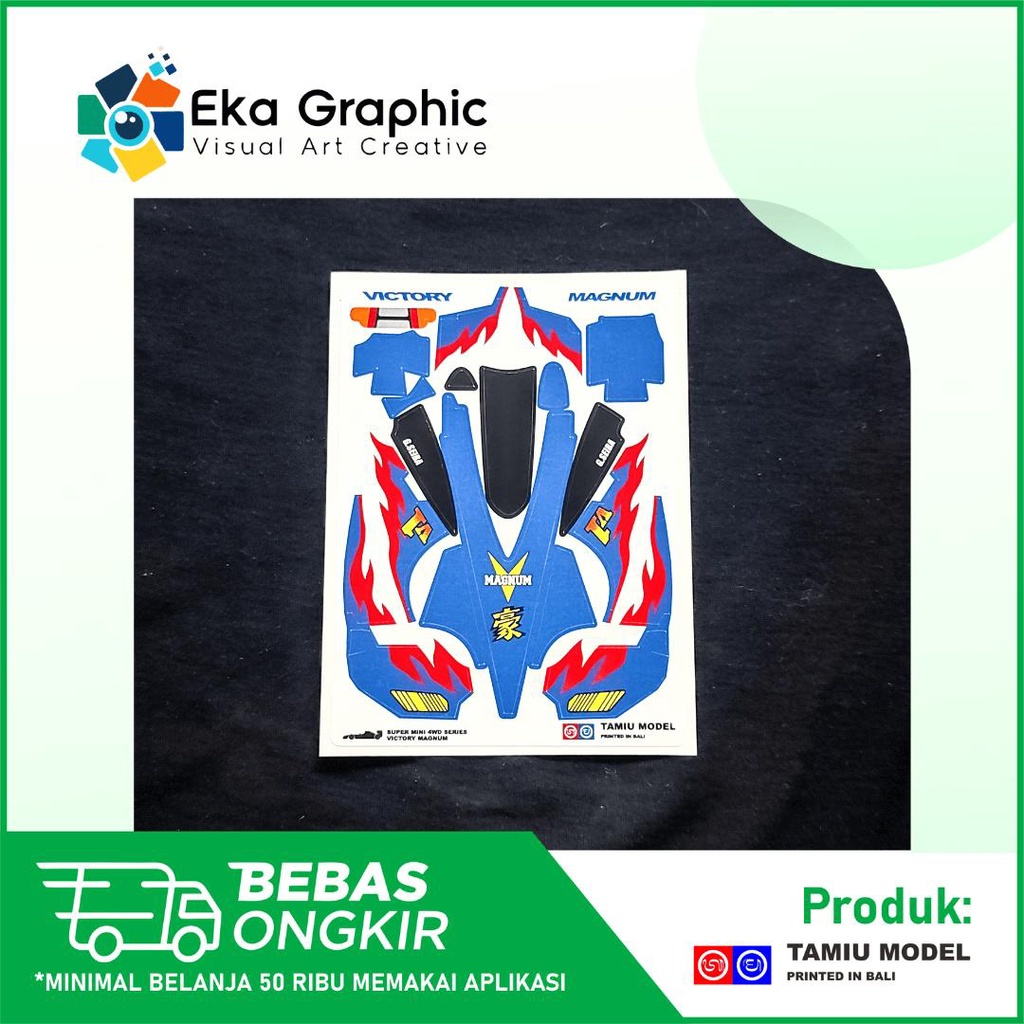 Decal Sticker Victory Magnum