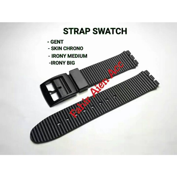 Strap Tali Jam Tangan Swatch Irony Big Diameter 17Mm/Tali Jam Swatch Ready