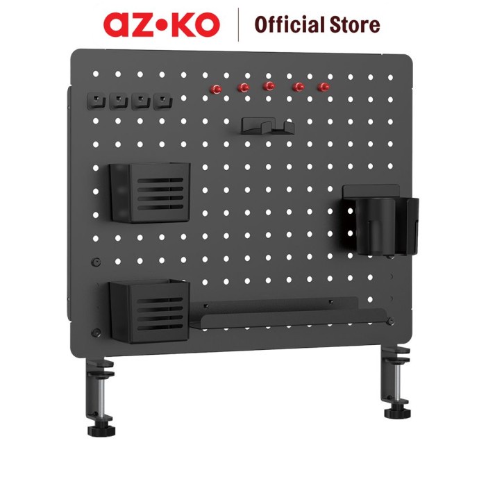 

AZKO Stora Papan Pegboard Berlubang Organizer Meja 52x57 cm Set Pegboard Decorative Wall Desk