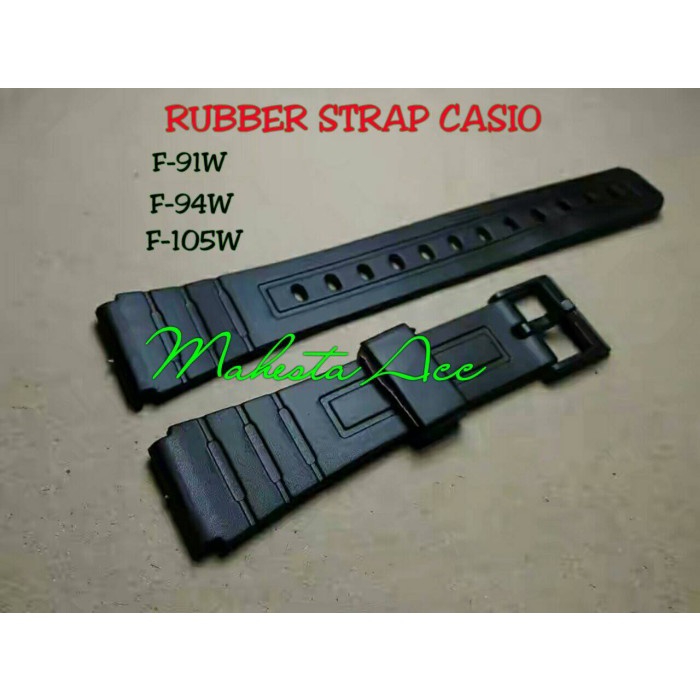 Strap Watch Casio F-91W/Tali Jam Casio F-91W/Rubber Strap Casio F-91W Sale