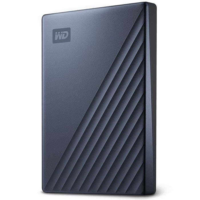 WD My Passport Ultra 2TB Silver USB-C 3.0 / HDD / Harddisk 2 TB Type C