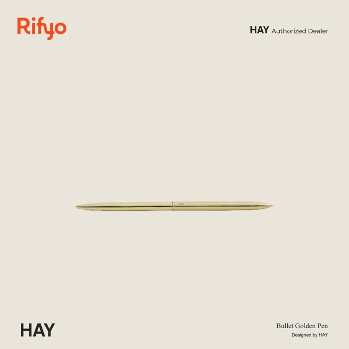 

HAY Bullet Pen, Metallic Gold