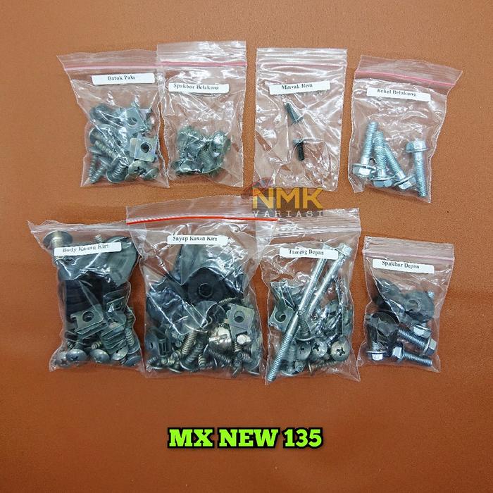 terbaru  baut body jupiter mx old new 135 king 150 z full set ready
