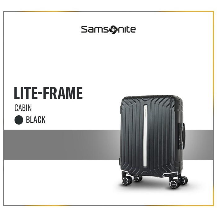 Samsonite Koper Hardcase Lite-Frame Cabin 20 In - Black DiskonJual MurahHarga DiskonObral