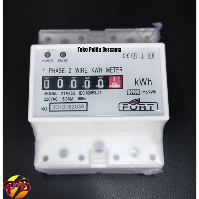 Kwh Meter 3 Phase 4W Analog Xtm75S Merk Fort / Kwh Meter Fort 3 Phase 4 W Xtm75S