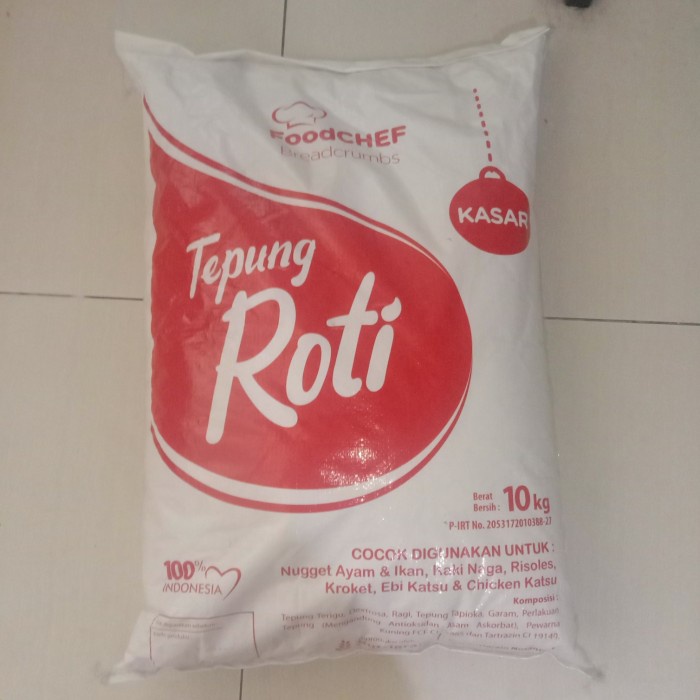 

SALE !!! TEPUNG ROTI BREADCRUMBS MIX HALUS FOODCHEF 10KG READYY