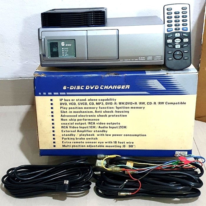 CAD-3600 MOBIL MULTIDISH 6 DISH CD/DVD/VIDEO CHANGER PLAYER IP BUS