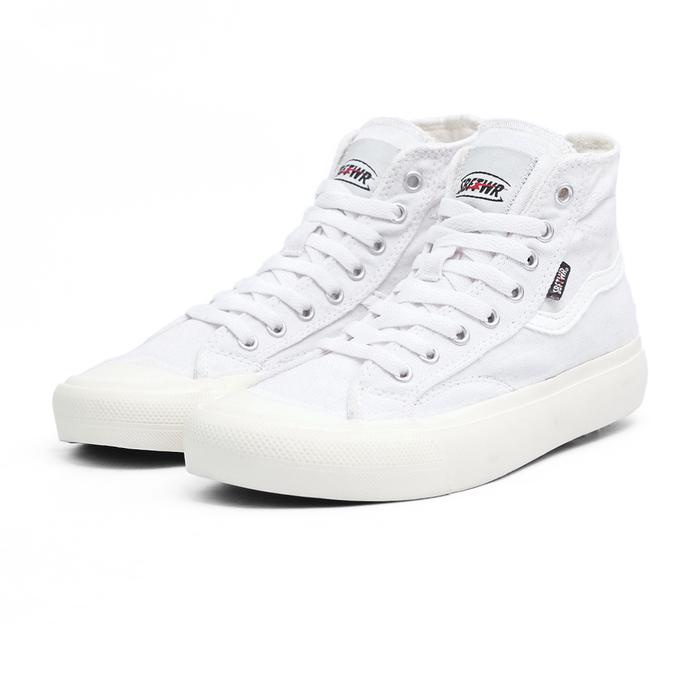 SABA VELOZ HIGH ALL WHITE - SEPATU SNEAKERS CASUAL PRIA WANITA