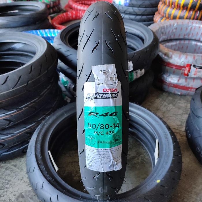 ban CORSA R46 90/80-17 80/80-14 90/80-14 100/80-14 softcompound tubeles