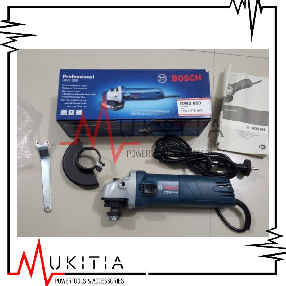 Terbatas Mesin Gerinda 4 Bosch GWS060 Bosch Angle Grinder 4 inch GWS 060 GWS060 Mesin Gerinda Tangan