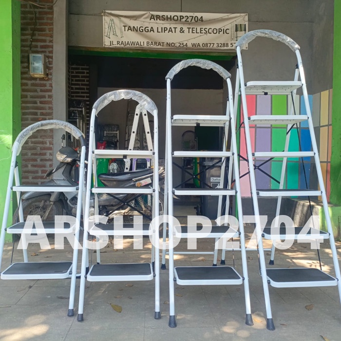 PROMO Dalton ML 406E tangga lipat besi 6 step 1.45m kokoh