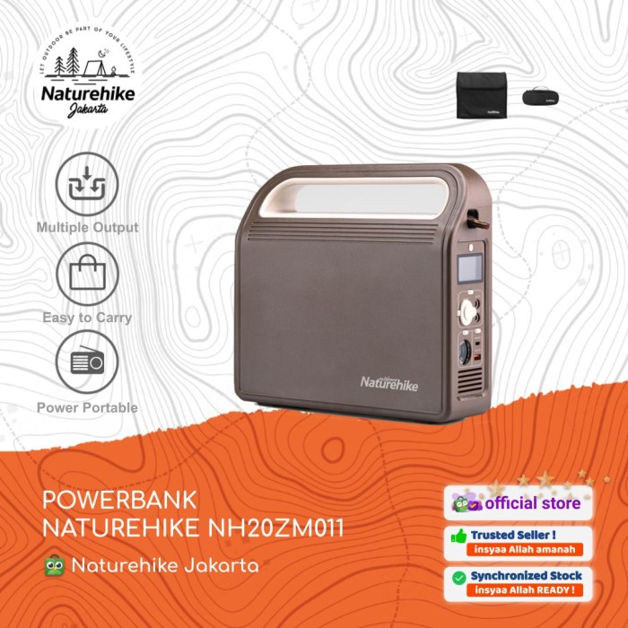 HOT SALE POWERBANK NATUREHIKE NH20ZM011 GENSET AKI UPS LISTRIK PORTABLE CAMPING