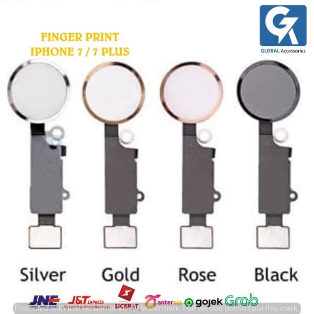 Flexible / fleksibel Finger print Iphone 7 / 7 Plus