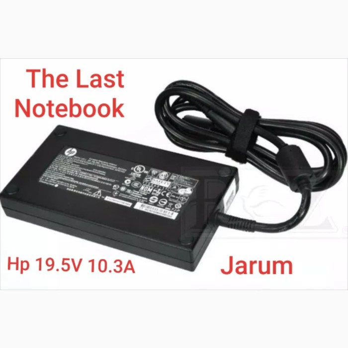 BISA GOSEND ADAPTOR CHARGER LAPTOP HP ELITEBOOK 8770W ZBOOK 17 PROBOOK 6450B JARUM TERLARIS