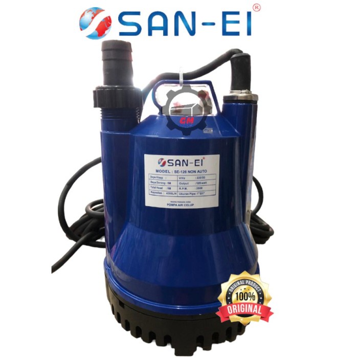 Pompa celup sirkulasi kolam ikan 24 jam pompa submersible sirkulasi