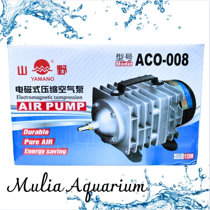 YAMANO ACO 008 Airpump aerator pompa udara kolam Bioflok