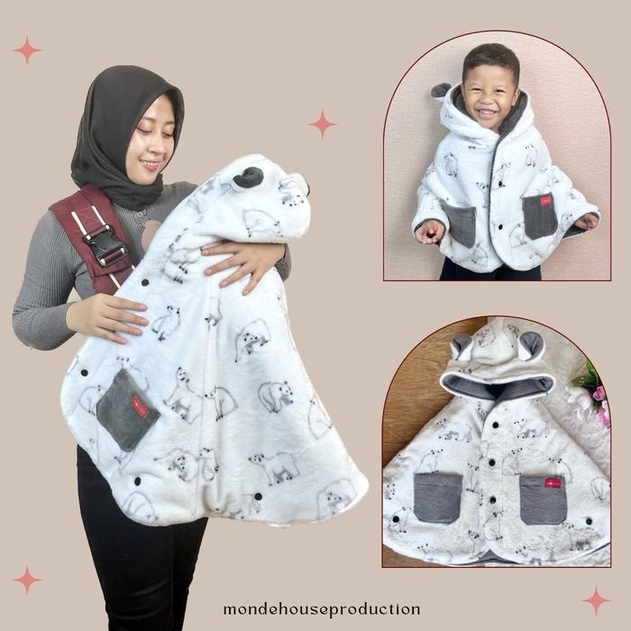 Babycape Mantel Bayi Selimut Topi Bayi Balita Bayi Baru Lahir