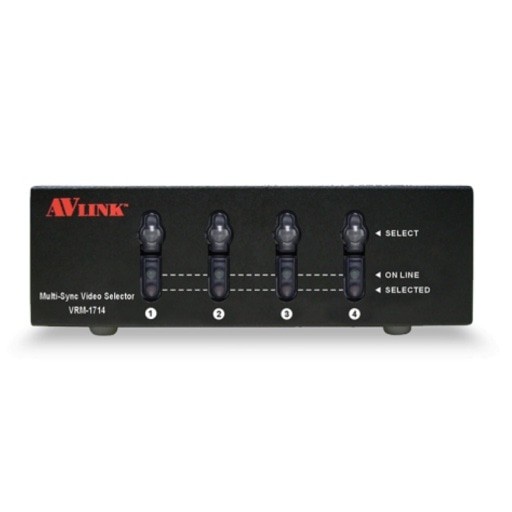AVLINK 4 IN 1 OUT VGA SWITCH VRM-1714