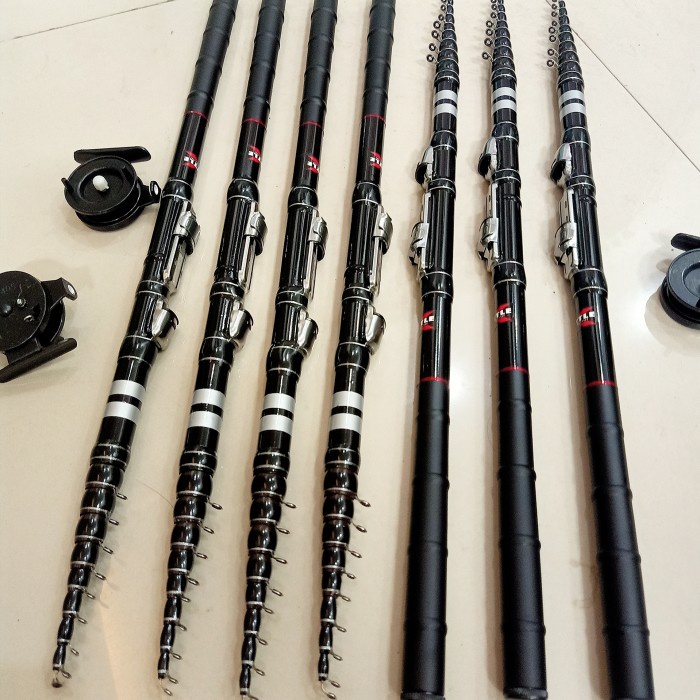 Joran Pancing Tegek 3 Meter Kolong Custom + Bonus Rel Promo