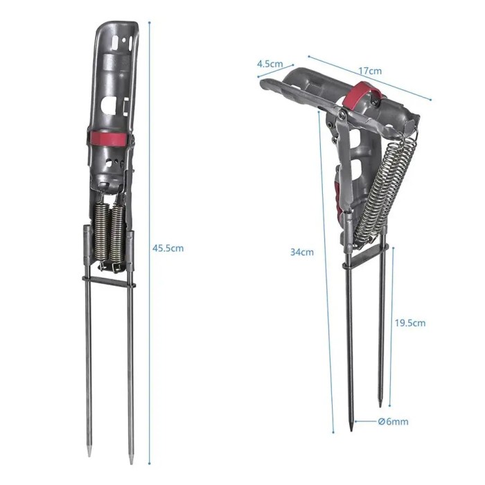 Bracket Dudukan Joran Pancing Otomatis Dobel Per-Stand Holder Joran Promo