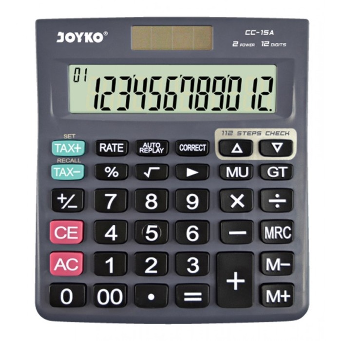 

KALKULATOR 12 DIGIT JOYKO CC-15A CHECK & CORRECT [TERBARU[TERLARIS[ORIGINAL[ASLI]