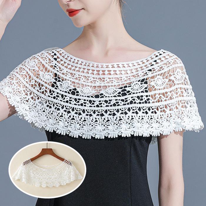 Keren Fake Collar Renda Style Lace Collar Kerah Baju Palsu Wanita Kerah Baju Renda Instan Collar