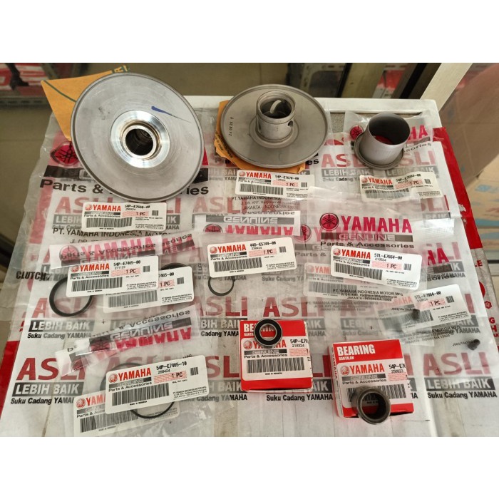 Paket Cvt Pully Belakang Mio J - Mio Gt - Soul Gt 115 - Fino Fi 115 - Original Yamaha Genuine Parts