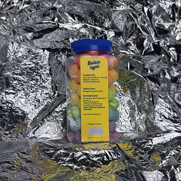 

NeW 450GR BIG BOLSU RAINBOW BOLA-BOLA SUSU JAJANANNYAI.ID