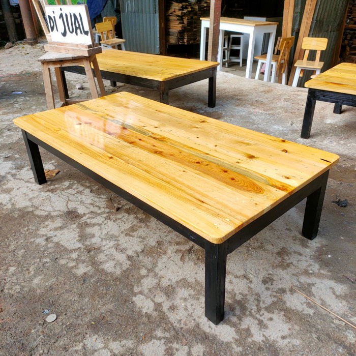 PREMIUM meja lesehan cafee, meja lesehan makan kayu jati belanda