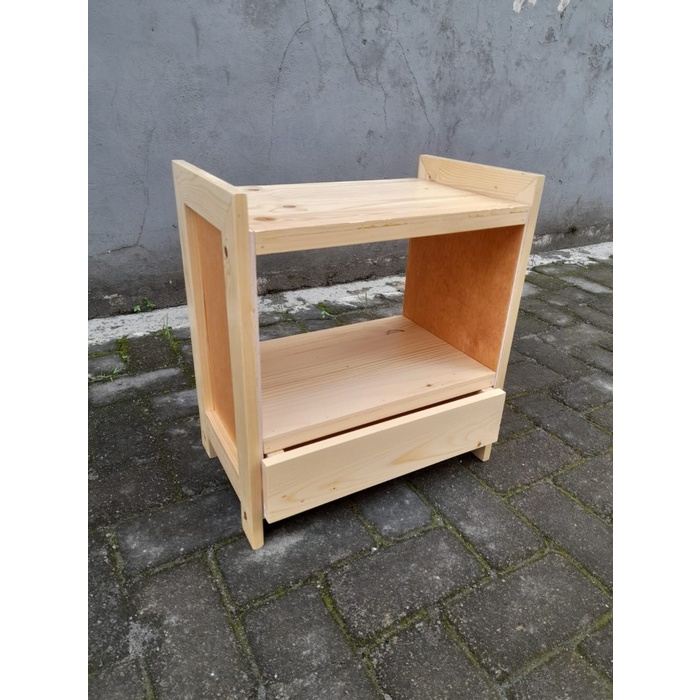 PREMIUM nakas meja kayu jati belanda