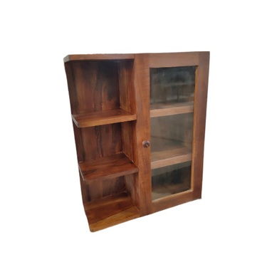 PREMIUM Lemari Kotak Obat Kayu Jati p3k