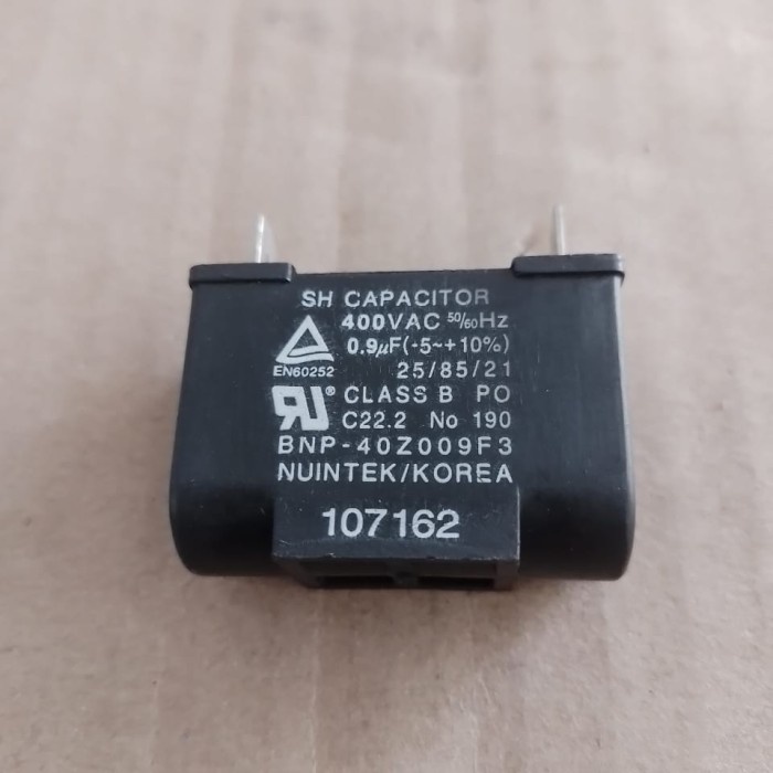 Kapasitor Motor Fan Indoor AC LG 1/2 3/4 1 PK 0.9 mf 400VAC Original Bekas