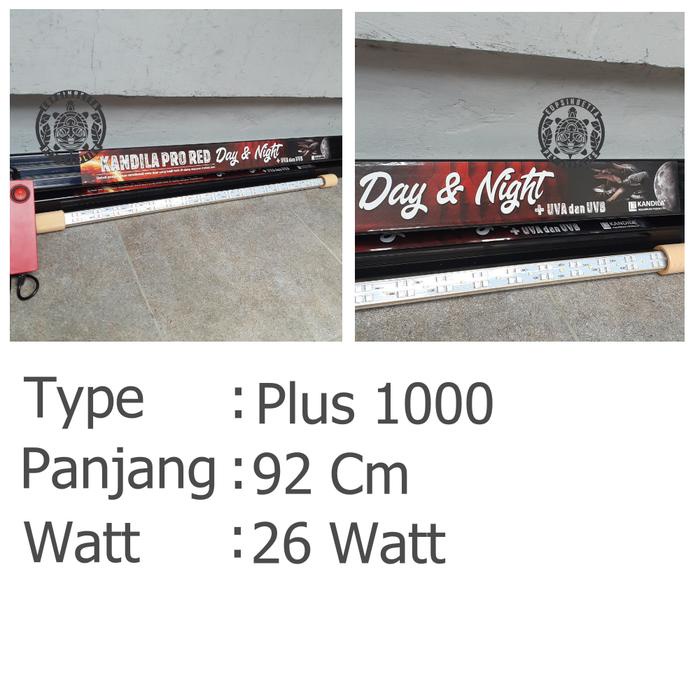 Kandila Red Day and Night View Lampu Aquarium Celup Ikan Hias Arwana Koki ana Type PLUS 400 / 600 /
