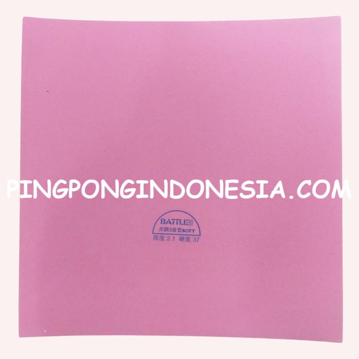 729 Battle II Soft -Karet Rubber Pingpong RITC Friendship2 Bat Bet OFF