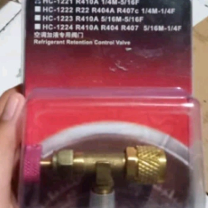 Charging Freon Can Tap Valve HD-341A Kran Pengisian Freon R32 R410A