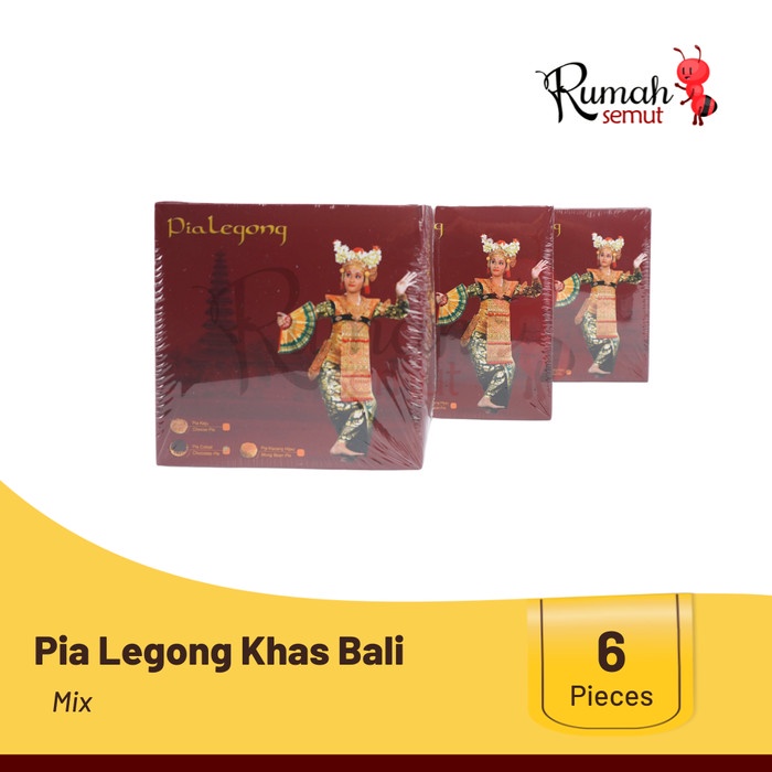 

Wdo - Pia Legong Oleh Oleh Khas Bali Campur (Coklat & Keju)