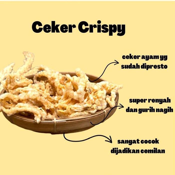 

Wdo - (Oleh Oleh Surabaya) Kripik Ceker Crispy 250Gr