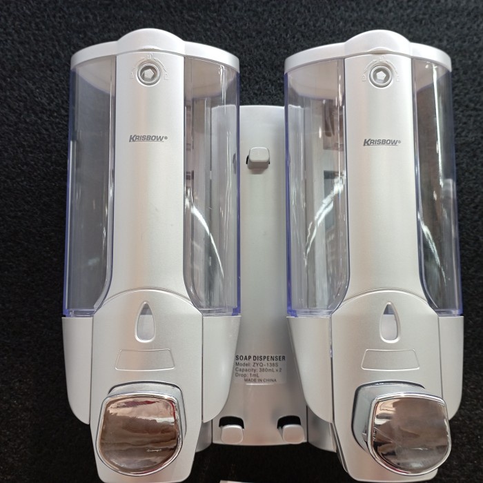DISPENSER SABUN KRISBOW 2PCS 380 ML / TEMPAT SABUN CAIR / KRISBOW
