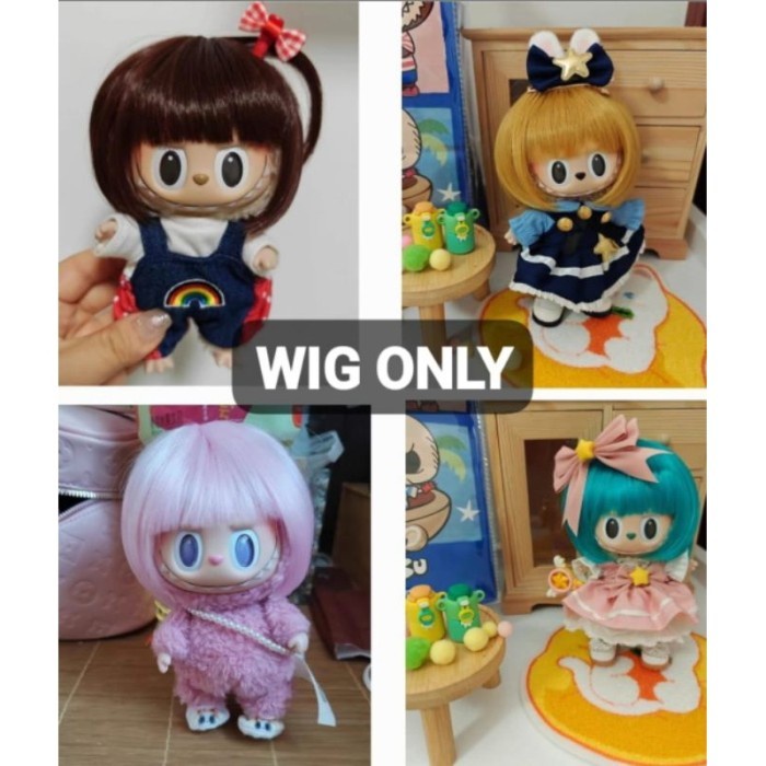 TERLARIS PO 21 HARIAN. WIG LABUBU / UPSET DUCK / WIG BONEKA