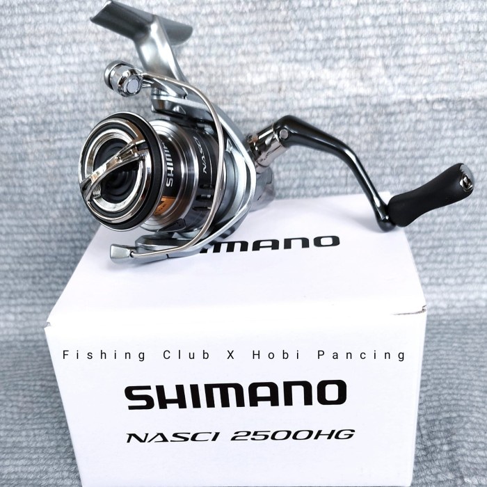 Reel Shimano Nasci 2021 500 1000 2500 C3000 4000 XG C5000 Power Handle