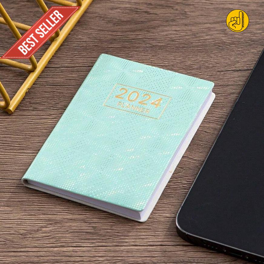 

baldan MINKYS Buku Catatan Harian 2024 Notebook Planner 365 Days Glitz - MK20 good quality