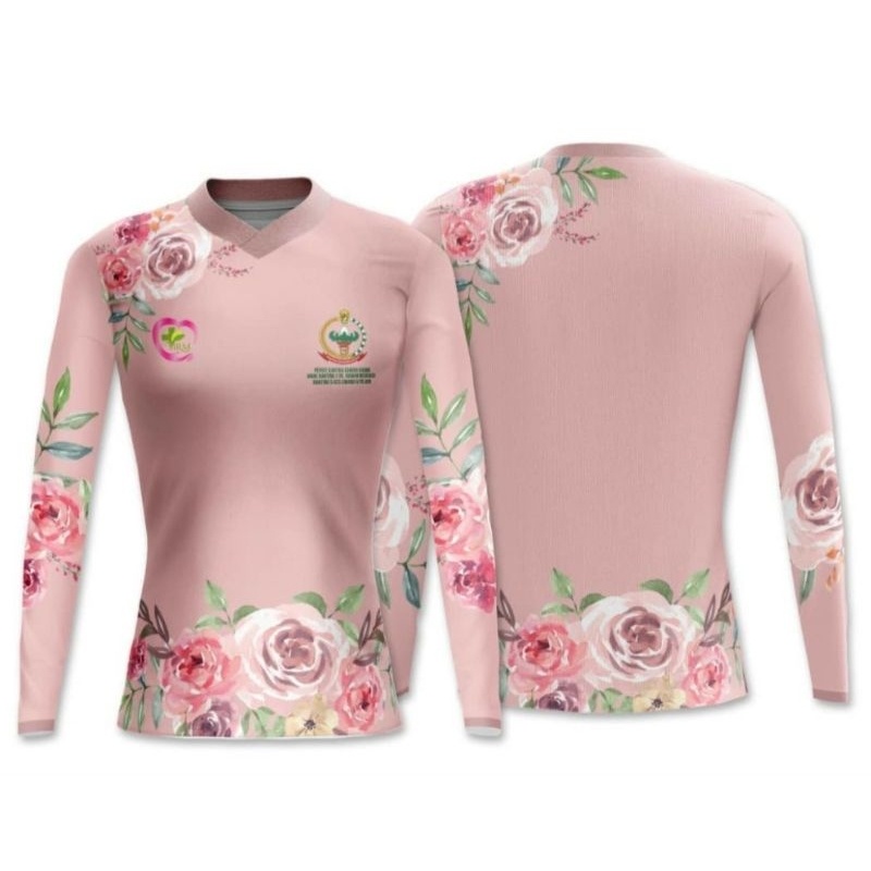 Baju olahraga persit CUSTOM desain,tidak ECER