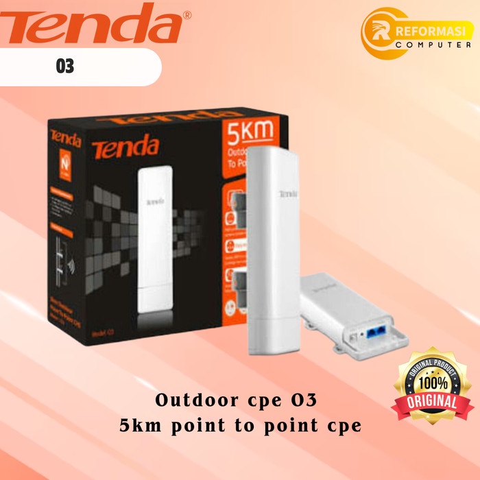 TENDA O3 Outdoor AP Access Point To Point 2.4Ghz CPE Router Extender