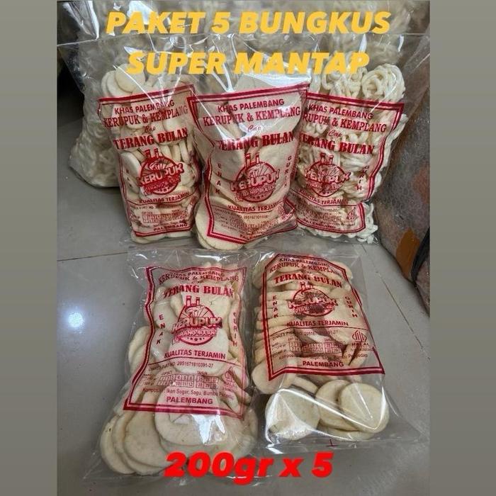 

terbaru !!! paket 5 bungkus kerupuk super mantap ready