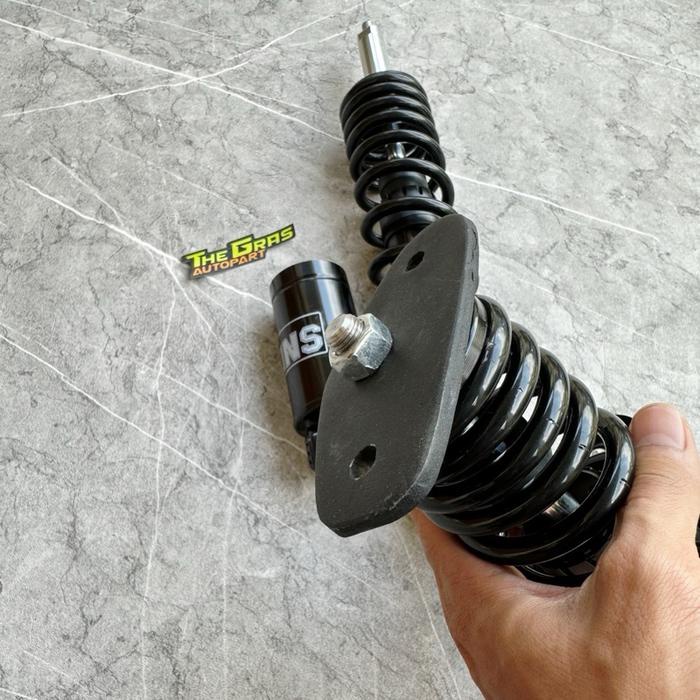 terbaru  shock shockbreaker vespa px excel exclusive 2 depan belakang custom model ohlins hitam