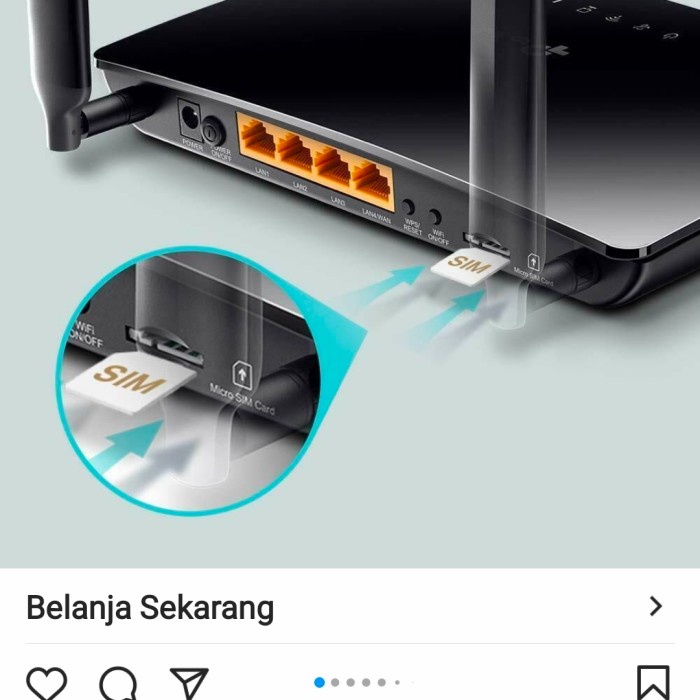 Obral TP Link TL MR6400 4G LTE Router