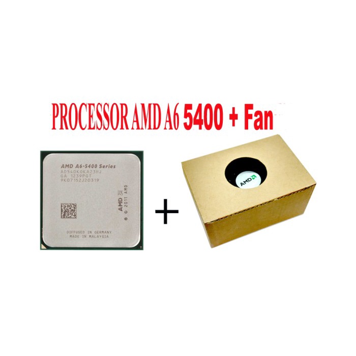 BISA GOSEND AMD A6-5400K DUAL-CORE 3.6 GHZ SOCKET FM2 65W A TRAY BERKUALITAS