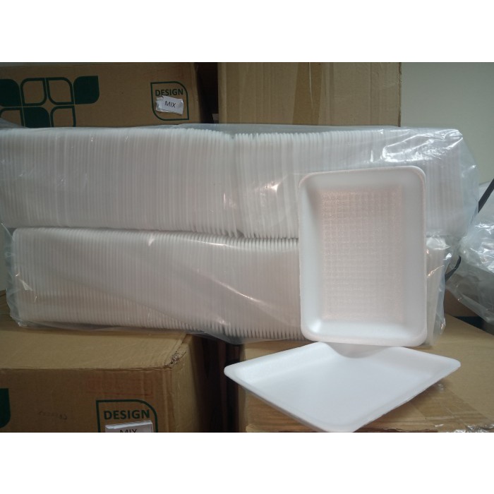 FOAM TRAY TR 2 - STYROFOAM TRAY BUAH TR2 - ISI 250PCS Kode 384